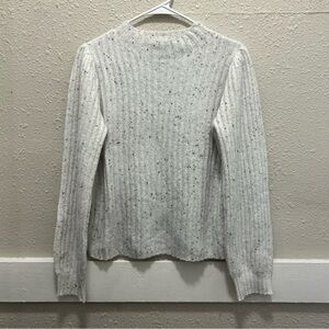 Chloe + Jasmine Ivory with Black Specs Sweater